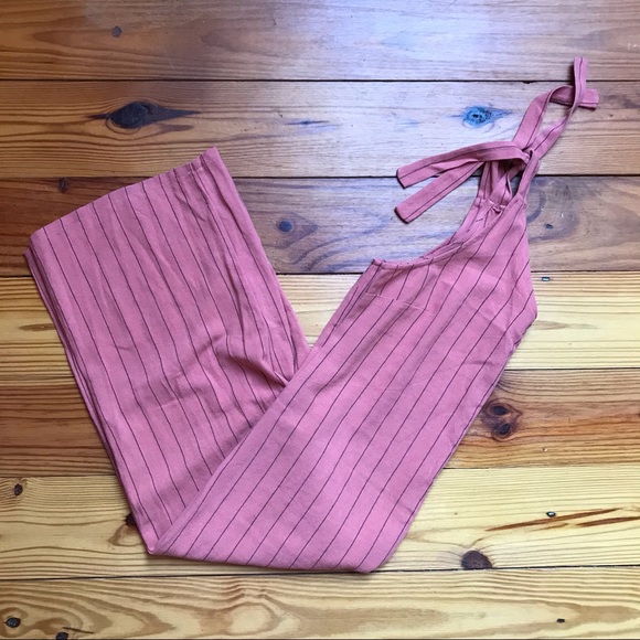 Urban Romantics Orange Wide Leg Jumpsuit, EUC, S - Picture 14 of 14